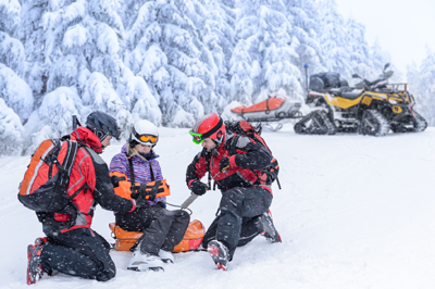 Ski patrol team Ski patrol team